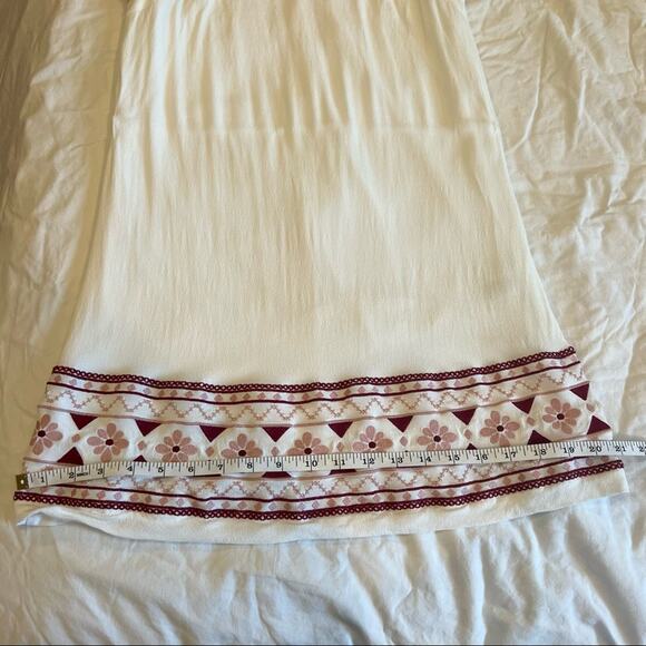 Lulus Love You Forever White Embroidered Mini Shift dress size M - Picture 11 of 15